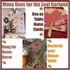 img 2 attached to 🎉 Friendsgiving Party Decorations: Celebrate with Happy Friendsgiving Decor Balloons, Garland & Paper Fall Leaf - Perfect Table & Backdrop Props!