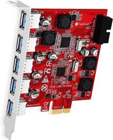 img 4 attached to 💻 FebSmart FS-U7S-Pro: High-Speed 7-Ports USB 3.0 Expansion Card with Self-Powered Technology