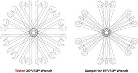 img 1 attached to TEKTON 8 Inch Angle Wrench WAE83016