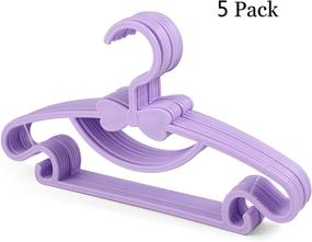 img 2 attached to PJJXMY Hangers Durable Plastic Childrens