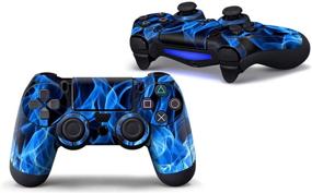 img 2 attached to 🎮 PS4 Controller Skin, Set of 3 Full Body Vinyl Decal Cover Stickers for Playstation 4 Controller (#1 PS4 Controller)