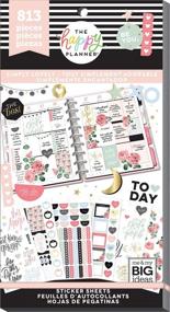 img 3 attached to 🌈 me &amp; my BIG ideas Sticker Value Pack - The Happy Planner Scrapbooking Supplies - Simply Lovely Theme - Multi-Color &amp; Gold Foil - Ideal for Projects, Albums, and Crafts - 30 Sheets, 813 Total Stickers