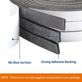 img 2 attached to Density Adhesive Weather Stripping Insulation