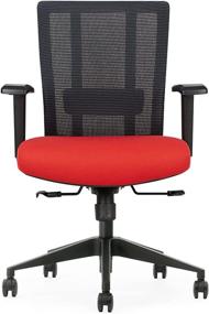 img 3 attached to Bitchair Ergonomic Office Chair Black Furniture