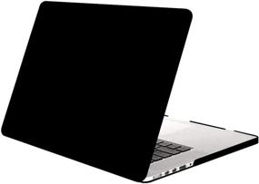 img 4 attached to MOSISO MacBook Pro 13 inch Case 2015-2012 (A1502 & A1425): Black Retina Display Protective Hard Shell Cover