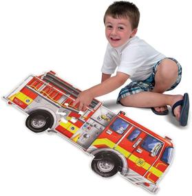 img 3 attached to 🚚 Engaging Melissa & Doug Truck Jigsaw Puzzle for Fun & Learning