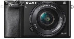 img 2 attached to 📷 Sony Alpha a6000 24.3MP Mirrorless Digital Camera Bundle - Black with 16-50mm Lens, Two 64GB SD Cards, and 8 Additional Items for Enhanced Photography Experience