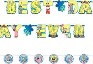 amscan spongebob premium party banner логотип