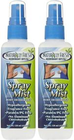 img 2 attached to 🌿 Naturally Fresh Deodorant Crystal Spray Mist Body Deodorant - 4 oz - 2 pk: Long-lasting Natural Odor Protection