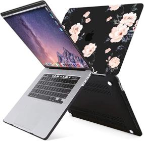 img 2 attached to MOSISO MacBook Pro 16 inch Case 2020 2019 Release A2141 with Touch Bar & Touch ID - Camellia Black, Hard Shell Case + Keyboard Cover + Screen Protector, Plastic