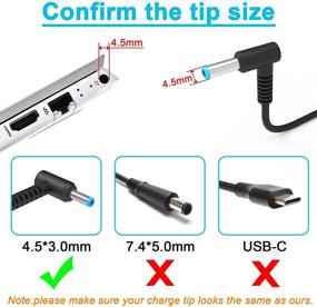 img 3 attached to 🔌 19.5V 3.33A 65W AC Adapter Laptop Charger for HP Envy Touchsmart Sleekbook 15 17 M6 M7 Series; P/N: 741727-001 710413-001 710414-001 709986-003 PPP009C H6Y89AA H6Y88AA Power Supply Cord