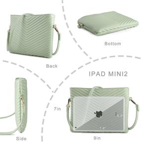 img 1 attached to Versatile Women's Crossbody Shoulder Handbags with Detachable Wristlet - Ideal Handbags & Wallets Combo