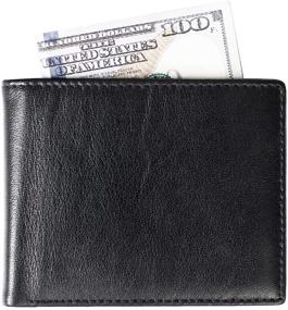 img 2 attached to Genuine Leather Men's Wallets, Card Cases & Money Organizers with Parrigai Bifold Blocking Technology