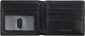 img 4 attached to Genuine Leather Men's Wallets, Card Cases & Money Organizers with Parrigai Bifold Blocking Technology