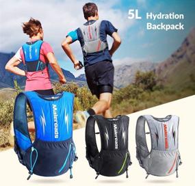 img 1 attached to 🎒 Ultimate Running Companion: Maleroads 5L Hydration Pack with 11 Pockets