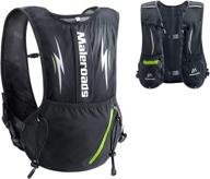 🎒 ultimate running companion: maleroads 5l hydration pack with 11 pockets logo