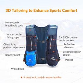 img 3 attached to 🎒 Ultimate Running Companion: Maleroads 5L Hydration Pack with 11 Pockets