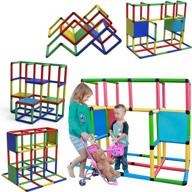 🔧 316 piece funphix classic construction toy set - build play-structures indoors & outdoors - fun & educational learning toys for ages 2-12 логотип