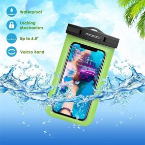 img 2 attached to 📱 MoKo Waterproof Phone Pouch Holder: Protect Your iPhone & Samsung in Water with Lanyard Armband