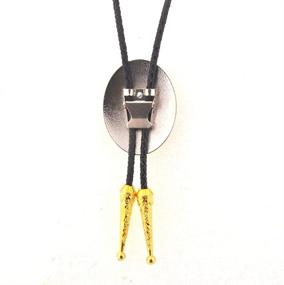 img 2 attached to KeCol American Alphabet Necktie Necklace: Stylish Men's Accessory in Ties, Cummerbunds & Pocket Squares