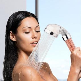 img 2 attached to 🚿 Vrisa LED Shower Heads with 3 Color Changing - High Pressure and Filtered Mineral Handheld Shower Heads with Temperature Control