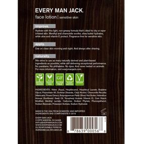 img 3 attached to Every Man Jack Fragrance Free Face Lotion: Hydrate and Nourish Your Skin with this 4.2 Fl Oz Product