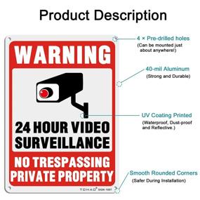 img 1 attached to 🔒 Aluminum Surveillance Property Trespassing TOHAO