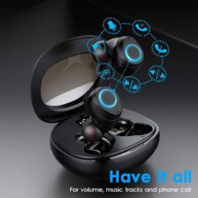 img 1 attached to Wireless Bluetooth Headphones Waterproof Compatible