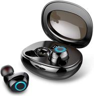 wireless bluetooth headphones waterproof compatible logo