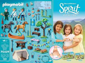 img 2 attached to Experience the Adventure with PLAYMOBIL Spirit Riding Summer Campground