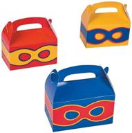 🎉 fun express superhero treat boxes for birthday - party supplies logo