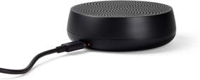 img 2 attached to 🔊 Lexon Mino L: 5W Pairable Bluetooth Speaker - Rechargeable, Hands-Free, USB-C - Aluminium/Black