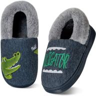 🦄 iceunicorn toddler slippers - cute cartoon unicorn boys' shoes in comfortable slippers logo