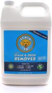 🐾 stain fu pet stain odor remover: powerful professional strength for removing tough dog and cat urine, poop, vomit and more from multi surfaces at home, car, office, and kennel logo