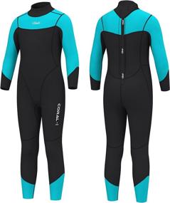 img 4 attached to Hevto Wetsuits Neoprene Surfing Swimming Sports & Fitness for Water Sports