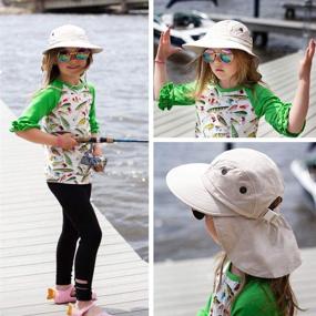 img 1 attached to Camptrace Bucket Safari Hat: Top Toddler Fishing Cap & Accessory for Boys