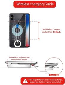 img 1 attached to 📱 iRing Slide - A Convenient Wireless Charging Compatible Solution with Slide-to-Charge Feature. Includes Car Cradle/Wall Hook Mount. Discover the AAUXX Original Ring Grip Finger Holder Stand in Gold.