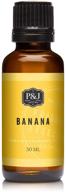 deliciously aromatic: p&amp;j trading banana premium grade fragrance oil - 30ml/1oz logo