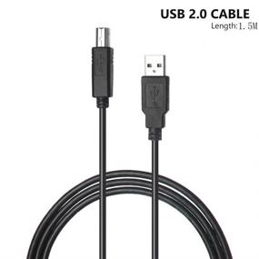 img 2 attached to 🖨️ High-quality USB Printer Cable Cord for Brother MFC-L2710DW L2750DW L5700DW L6700DW J805DW J895DW J880DW L8900CDW L3770CDW L3710CW J690DW J497DW J5830DW J6930DW L5800DW L6800DW L8610CDW J775DW MFC7240