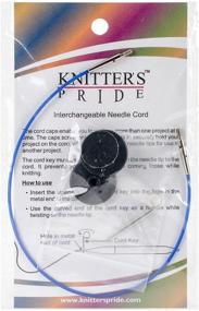 img 1 attached to Кабели сменные Knitter's Pride, 11 дюймов (20 дюймов с наконечниками), синий