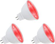 🔴 mr16 gu5 red led bulbs by makergroup logo