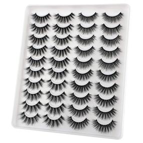 img 3 attached to 💁 Wholesale Bulk of 20 Pairs Calphdiar False Eyelashes in 4 Styles for Natural and Dramatic Look