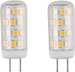 img 4 attached to 💡 CBConcept UL-Listed 2-Pack GY6.35 LED Light Bulbs, 3W 6000K, 360° Beam Angle - Halogen/Xenon/Incandescent Replacement