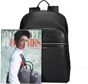 img 3 attached to Discover the Timeless Style of BISON DENIM Classic Backpack Genuine