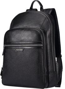 img 4 attached to Discover the Timeless Style of BISON DENIM Classic Backpack Genuine