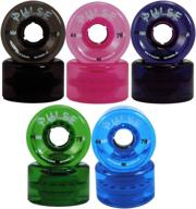 🛼 enhance your outdoor skate experience with atom pulse roller skate wheels logo