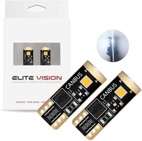 img 4 attached to 💡 Элитные лампы Elite Vision T10 LED 400LM 6000K ярко-белого цвета серии Titanium без полярности для автомобильных светильников купола, карты, любезности, дверей, номера, грузового отсека и салона - набор из 2 шт.