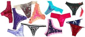 img 1 attached to Jooniyaa Variety G-String Panties: Trendy Women's Underwear Collection