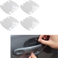 🚗 universal fit clear scratch protection films for car truck suv side door handle cup - 4pc set by ijdmtoy logo