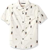 lucky brand sleeve printed button boys' clothing for tops, tees & shirts logo